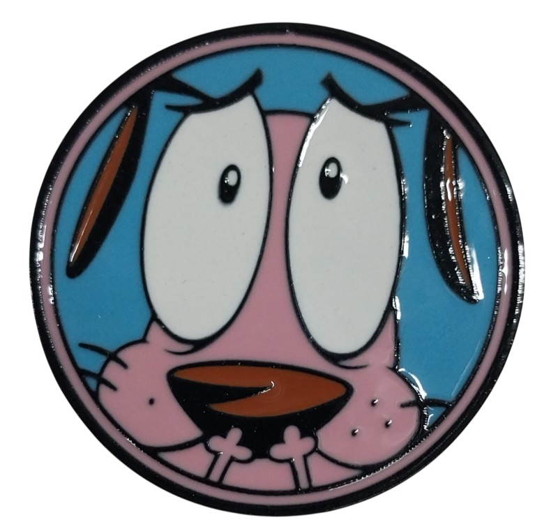 Pin Coragem o Cão Covarde