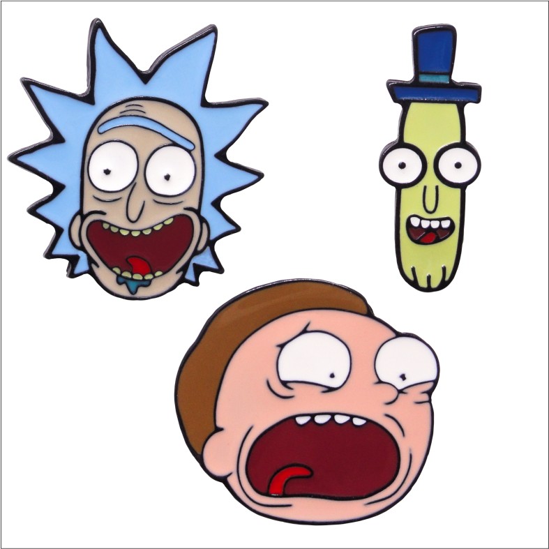 Kit Pins Rick and Morty